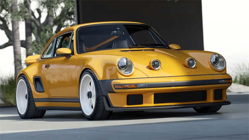 Revolutionering Elegance: The Porsche 911 Carrera Coupe opnieuw bedacht door Singer met geavanceerde LED in projectorkoplampen en neon koplampen voor auto's